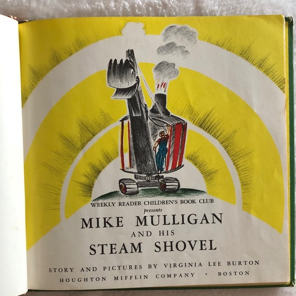 Mike Mulligan and his Steam Shovel, by Virginia Lee Burton, 1939 - Picture 5 of 8